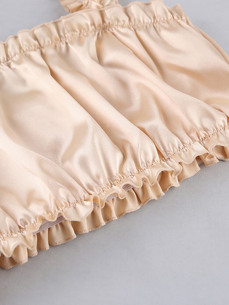 Satin 2 Pieces  sleepwear Set