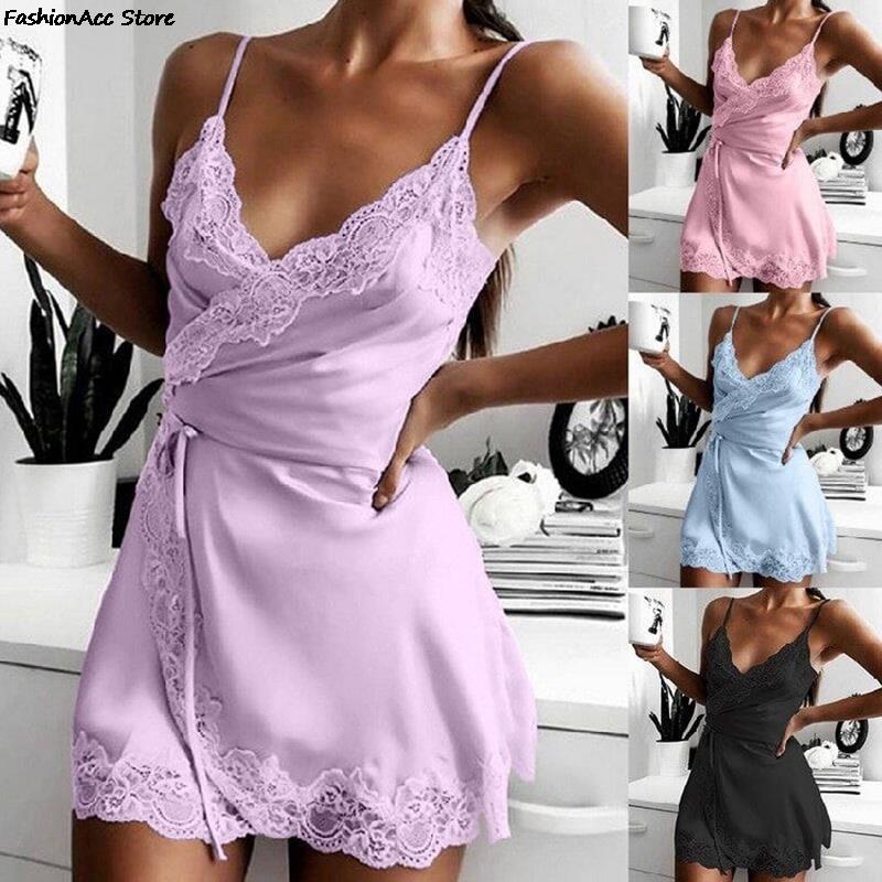 Ladies Silk Sling Nightdress